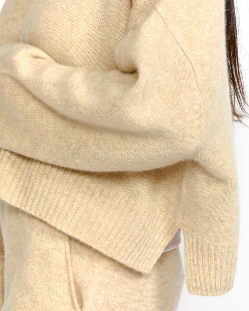 Not Shy Maglia in Cashmere Beige  TAYRA BEIGE CHINE