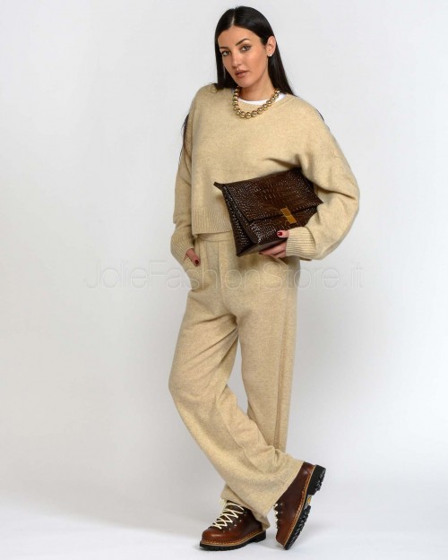 Not Shy Maglia in Cashmere Beige  TAYRA BEIGE CHINE