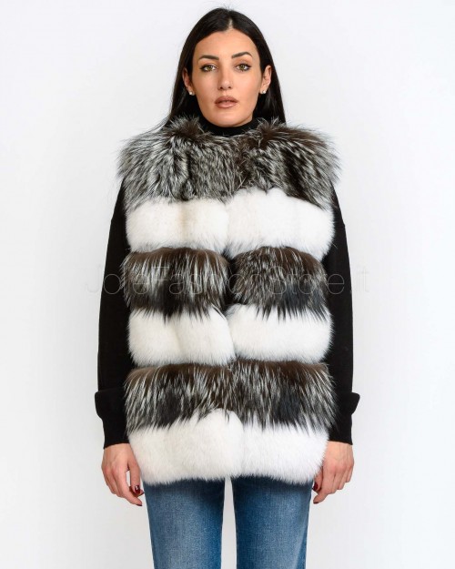 Frame Gilet Pelliccia Volpe Argentata  321750/VA