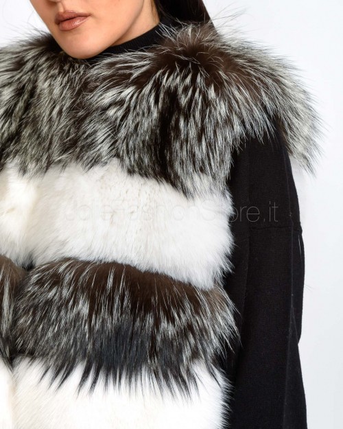 Frame Gilet Pelliccia Volpe Argentata  321750/VA