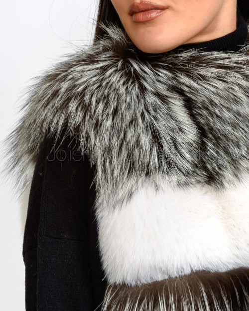 Frame Gilet Pelliccia Volpe Argentata  321750/VA