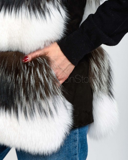 Frame Gilet Pelliccia Volpe Argentata  321750/VA