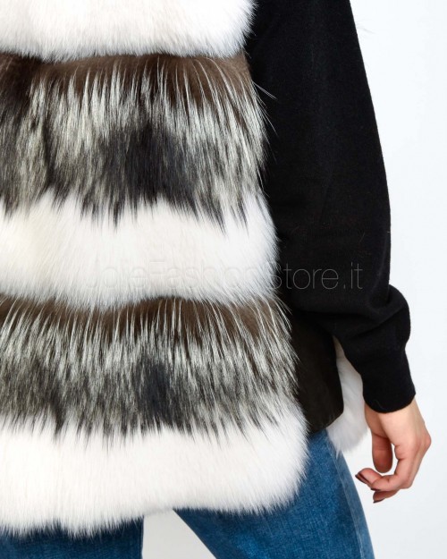 Frame Gilet Pelliccia Volpe Argentata  321750/VA