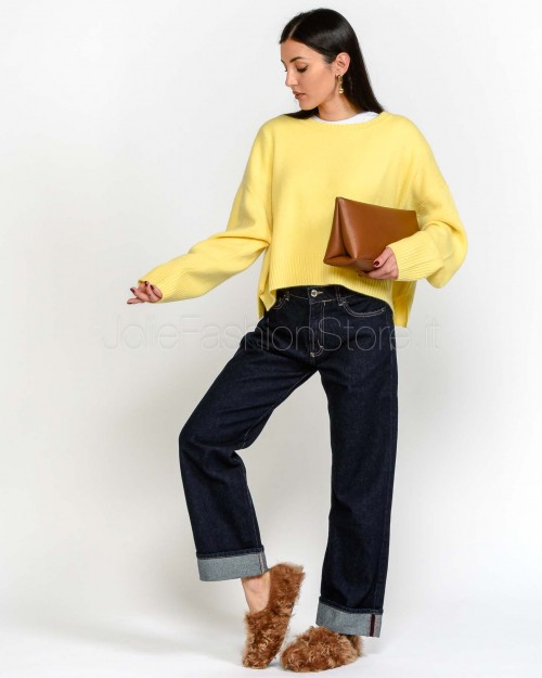 Not Shy Maglia in Cashmere Soleil  TAYRA SOLEIL