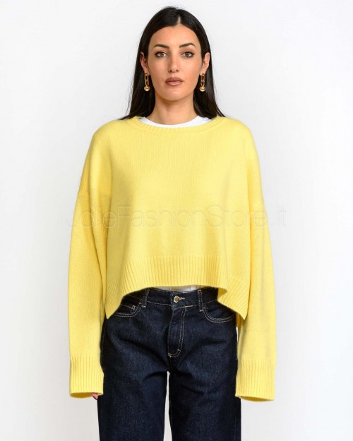 Not Shy Maglia in Cashmere Soleil  TAYRA SOLEIL