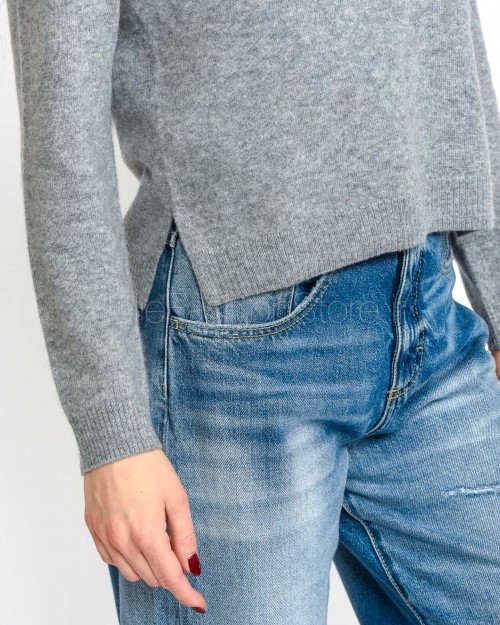 Not Shy Maglia in Cashmere Grigio Modello Elyna  ELYNA GRIS CHINE
