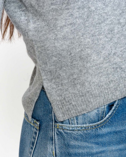 Not Shy Maglia in Cashmere Grigio  ELYNA GRIS CHINE