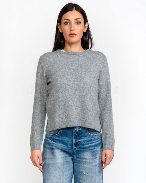 Not Shy Maglia in Cashmere Grigio  ELYNA GRIS CHINE