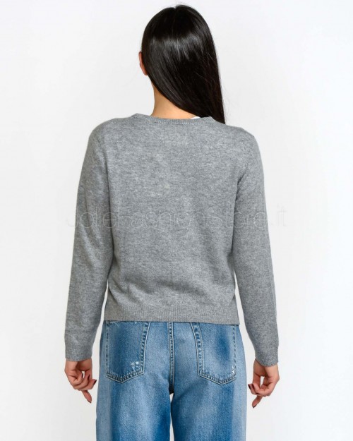 Not Shy Maglia in Cashmere Grigio Modello Elyna  ELYNA GRIS CHINE