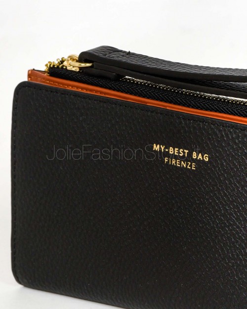 My Best Bag Portafoglio in Pelle Nero  88015 NERO