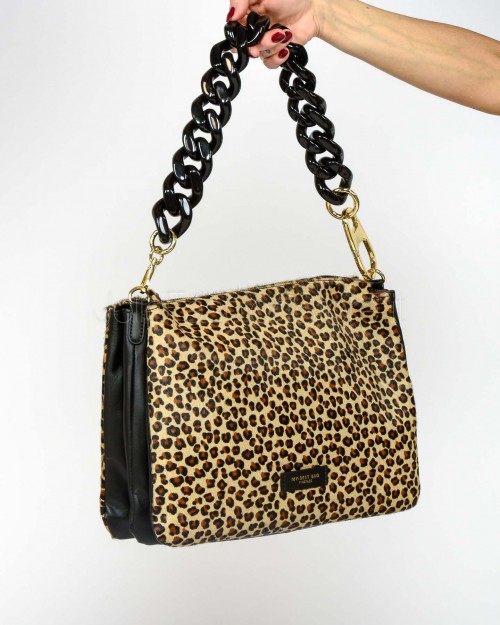 My Best Bag Borsa 3 Scomparti Modello Reflex Savana  MYB-1021 SAVANA