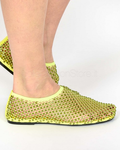 Strategia Ballerina a Rete Strass All Over Light Aura Lime  R11 LIME