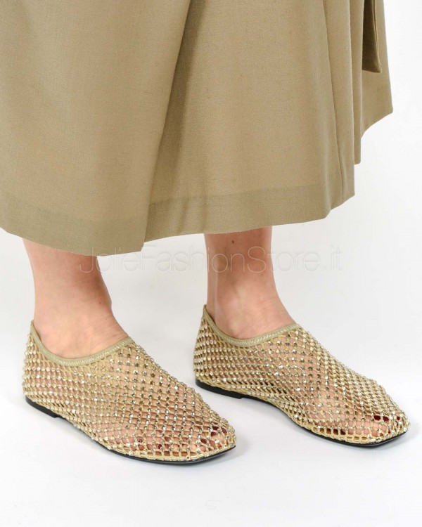 Strategia Ballerina Strass All Over Light Beige Platinum  R33 BEIGE PLATINUM