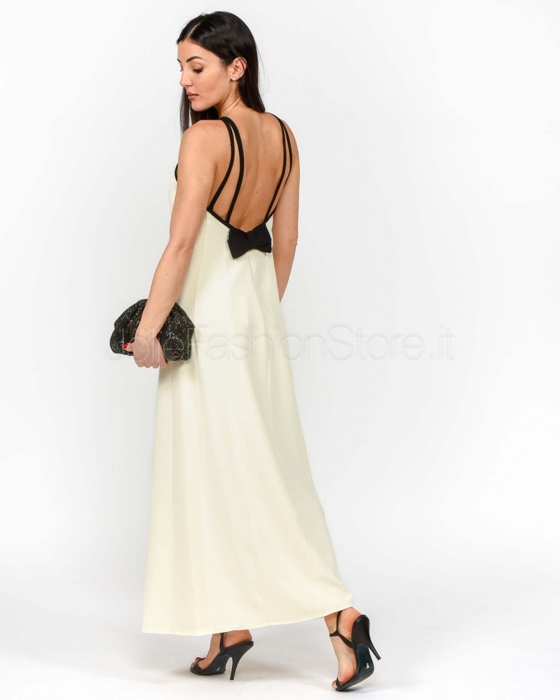 Marella Abito Lungo Bianco  SAPORE BIANCO