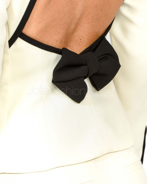 Marella Camicia Con Bordini a Contrasto Bianco  SCACCO BIANCO