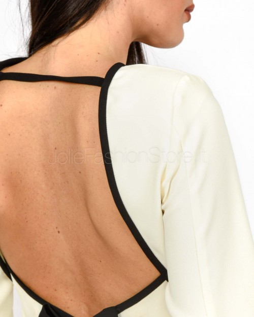 Marella 365 Maglia Con Bordini a Contrasto Bianco  SCACCO BIANCO