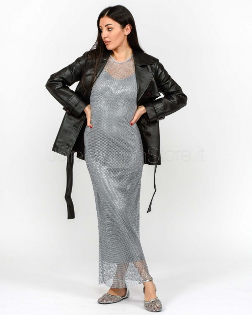 Marella Abito in Maglia di Strass  LIMONE GRIGIO