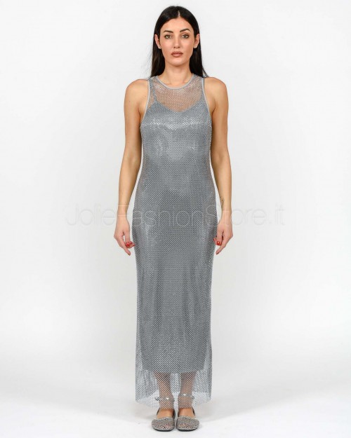 Marella Abito in Maglia di Strass  LIMONE GRIGIO