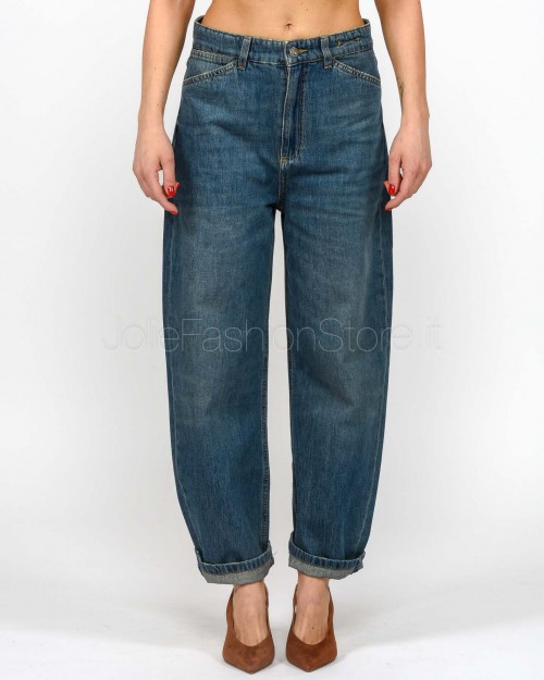 Marella Jeans a Sigaretta Blue Ride Wash  MOM1 BLUE