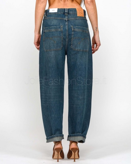 Marella Sport Jeans Gamba Dritta Blue Ride Wash  MOM1 BLUE