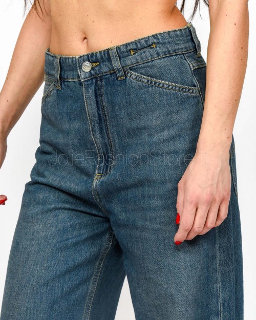 Marella Sport Jeans Gamba Dritta Blue Ride Wash  MOM1 BLUE