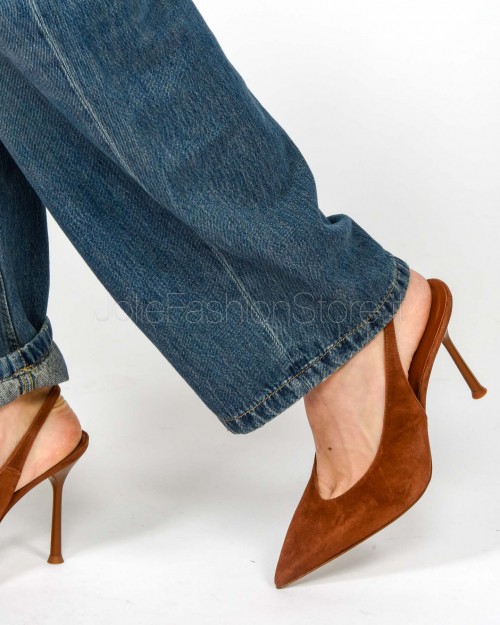 Marella Jeans a Sigaretta Blue Ride Wash  MOM1 BLUE