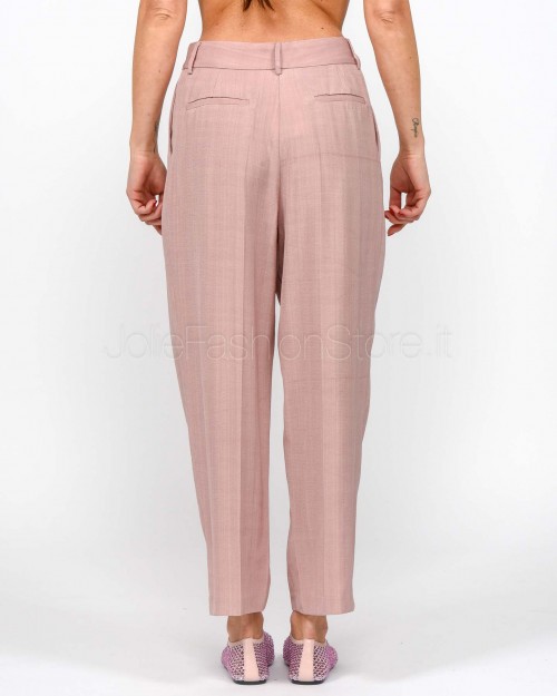 MeiMeiJ Pantalone Con Piences Rose Dust  M6PW00 ROSE DUST