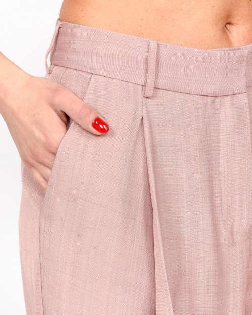MeiMeiJ Pantalone Con Piences Rose Dust  M6PW00 ROSE DUST