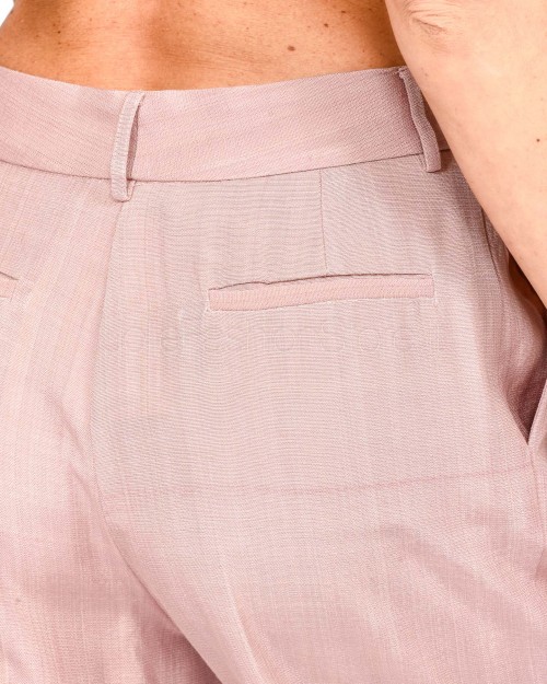 MeiMeiJ Pantalone Con Piences Rose Dust  M6PW00 ROSE DUST