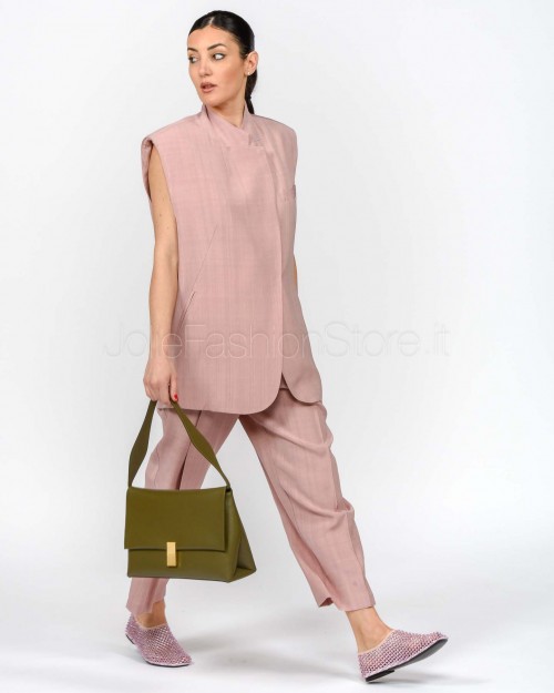 MeiMeiJ Gilet Over Rose Dust  M6PW03 ROSE DUST