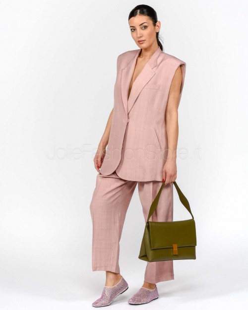 MeiMeiJ Gilet Over Rose Dust  M6PW03 ROSE DUST