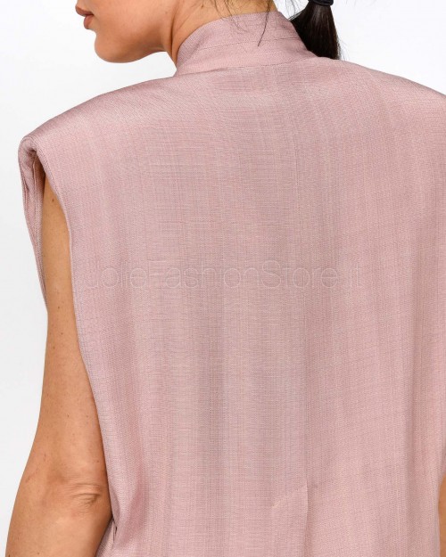 MeiMeiJ Gilet Over Rose Dust  M6PW03 ROSE DUST