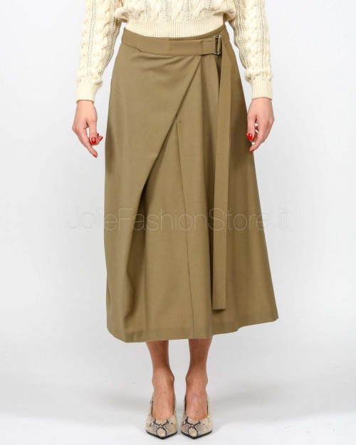 MeiMeiJ Gonna Misto Lana Midi Elm  M6PH03 ELM