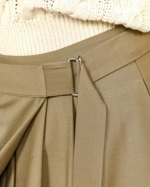 MeiMeiJ Gonna Misto Lana Midi Elm  M6PH03 ELM