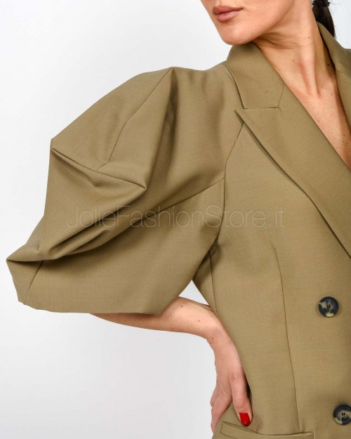 MeiMeiJ Giacca Maniche a Sbuffo Elm  M6PH04 ELM