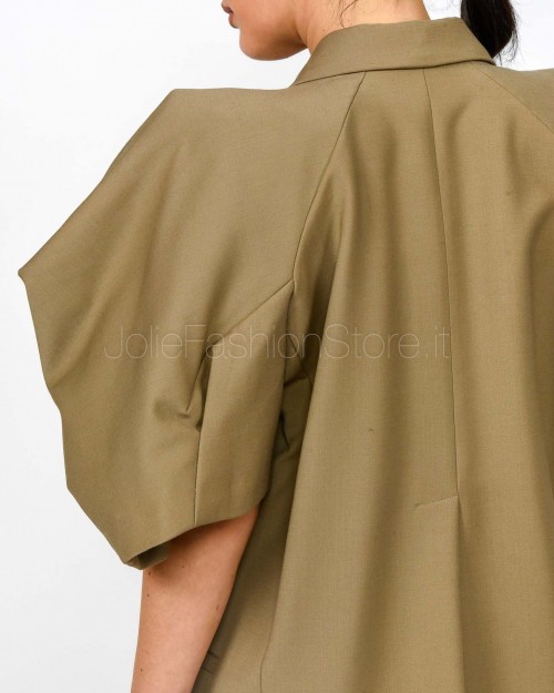 MeiMeiJ Giacca Maniche a Sbuffo Elm  M6PH04 ELM