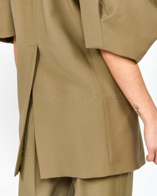 MeiMeiJ Giacca Maniche a Sbuffo Elm  M6PH04 ELM